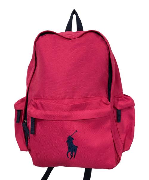 POLO RALPH LAUREN（ポロ・ラルフローレン）POLO RALPH LAUREN (ポロ・ラルフローレン) ビッグポニーリュック ピンクの古着・服飾アイテム