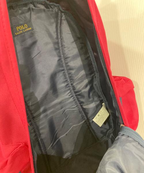 POLO RALPH LAUREN（ポロ・ラルフローレン）POLO RALPH LAUREN (ポロ・ラルフローレン) ビッグポニーリュック ピンクの古着・服飾アイテム