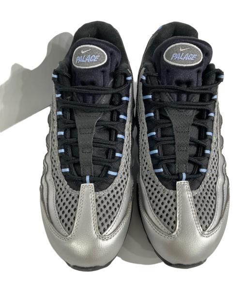 NIKE（ナイキ）NIKE (ナイキ) PALACE (パレス) Air Max 95 Big Bubble ブルー×シルバー サイズ:27.0の古着・服飾アイテム