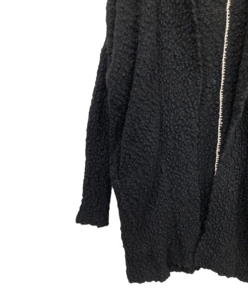 Thom Krom（トムクロム）THOM KROM (トムクロム) ロングカーディガン ブラック サイズ:Sの古着・服飾アイテム