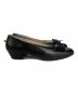 中古・古着 Salvatore Ferragamo (サルヴァトーレ フェラガモ) ヴァラリボンパンプス ブラック サイズ:6：5000円