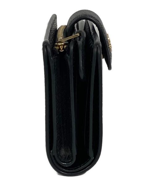COACH（コーチ）COACH (コーチ) ミディアム コーナー ジップ ウォレット ブラックの古着・服飾アイテム
