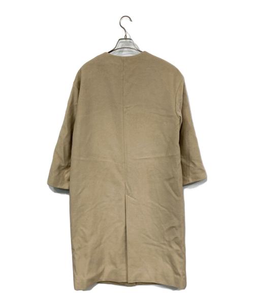 UNITED ARROWS TOKYO（ユナイテッドアローズトウキョウ）UNITED ARROWS TOKYO (ユナイテッドアローズトウキョウ) ノーカラーコート ベージュ サイズ:36の古着・服飾アイテム
