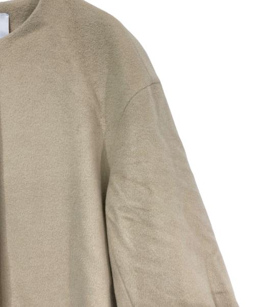 UNITED ARROWS TOKYO（ユナイテッドアローズトウキョウ）UNITED ARROWS TOKYO (ユナイテッドアローズトウキョウ) ノーカラーコート ベージュ サイズ:36の古着・服飾アイテム