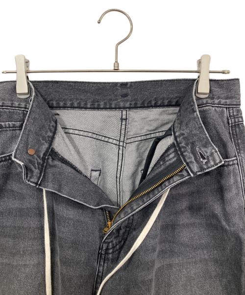 Spick and Span（スピック＆スパン）Spick and Span (スピック＆スパン) 5 1/2 SOFT DRAWSTRINGDENIM ブラック サイズ:W28の古着・服飾アイテム