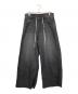 Spick and Span（スピック＆スパン）の古着「5 1/2 SOFT DRAWSTRINGDENIM」｜ブラック