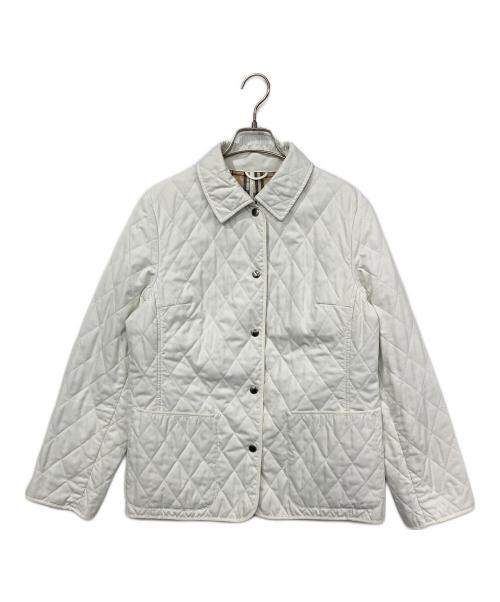 BURBERRY（バーバリー）BURBERRY (バーバリー) キルティングコート ホワイト サイズ:42の古着・服飾アイテム