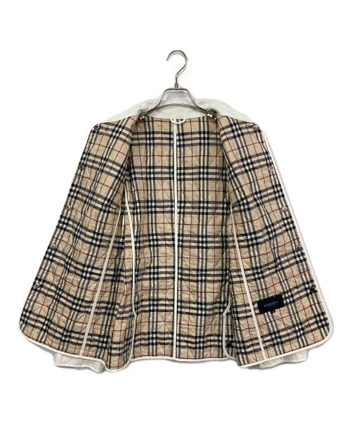 BURBERRY（バーバリー）BURBERRY (バーバリー) キルティングコート ホワイト サイズ:42の古着・服飾アイテム