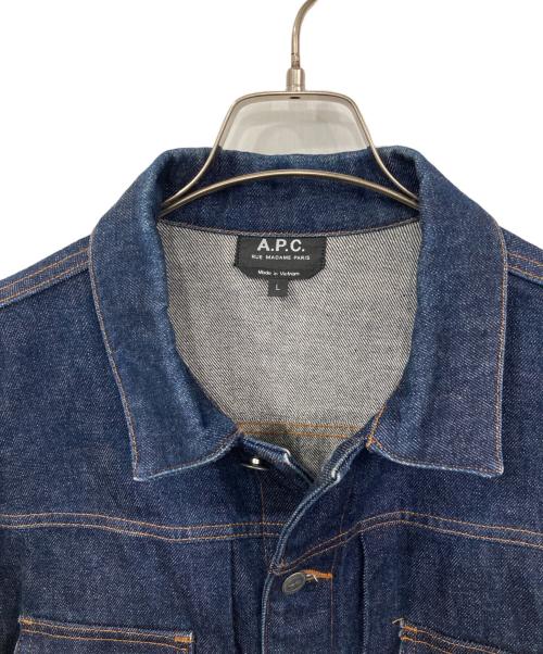 A.P.C.（アーペーセー）A.P.C. (アーペーセー) デニムジャケット インディゴ サイズ:Lの古着・服飾アイテム