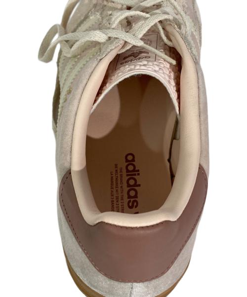 adidas（アディダス）adidas (アディダス) Gazelle Indoor Wonder Quartz Velvet ピンク サイズ:24.0の古着・服飾アイテム
