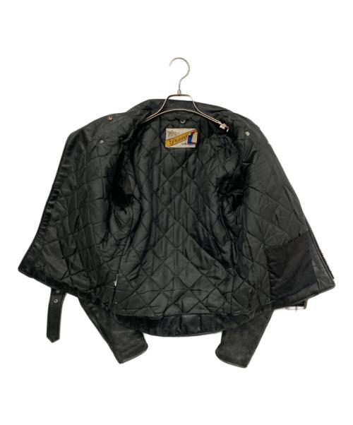 Schott（ショット）Schott (ショット) ライダースジャケット ブラック サイズ:36の古着・服飾アイテム