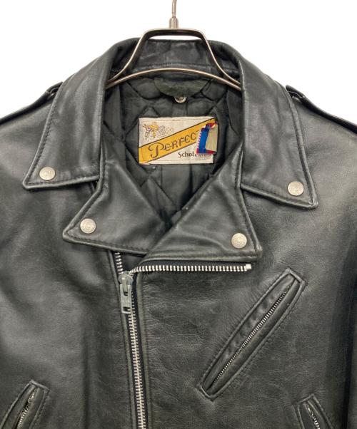 Schott（ショット）Schott (ショット) ライダースジャケット ブラック サイズ:36の古着・服飾アイテム