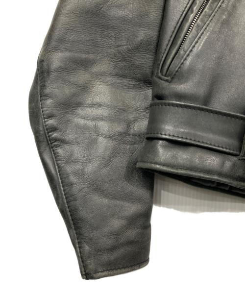 Schott（ショット）Schott (ショット) ライダースジャケット ブラック サイズ:36の古着・服飾アイテム