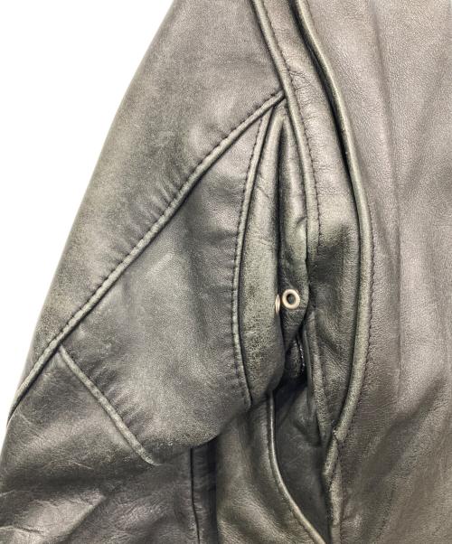 Schott（ショット）Schott (ショット) ライダースジャケット ブラック サイズ:36の古着・服飾アイテム