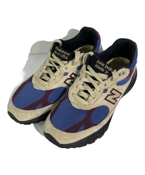 NEW BALANCE（ニューバランス）NEW BALANCE (ニューバランス) Aime Leon Dore (エメレオンドレ) 993ローカットスニーカー ベージュ サイズ:27.5の古着・服飾アイテム