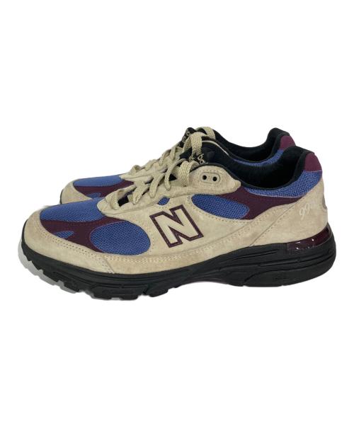 NEW BALANCE（ニューバランス）NEW BALANCE (ニューバランス) Aime Leon Dore (エメレオンドレ) 993ローカットスニーカー ベージュ サイズ:27.5の古着・服飾アイテム