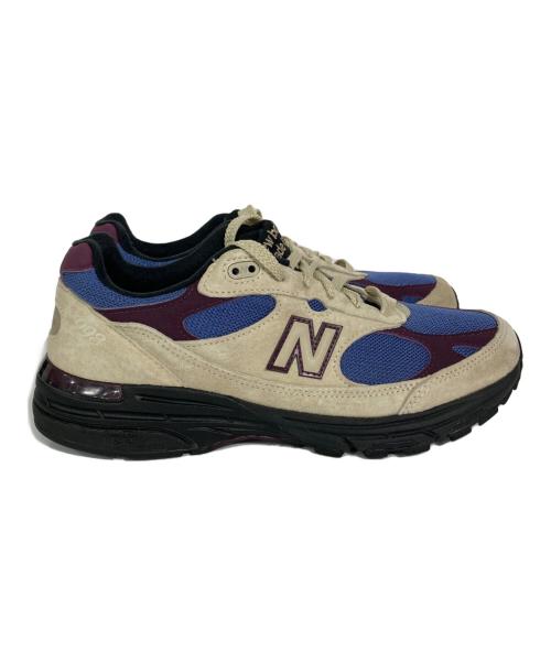 NEW BALANCE（ニューバランス）NEW BALANCE (ニューバランス) Aime Leon Dore (エメレオンドレ) 993ローカットスニーカー ベージュ サイズ:27.5の古着・服飾アイテム