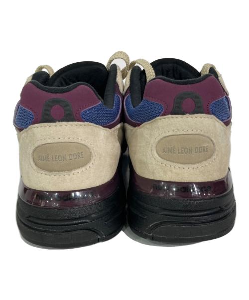 NEW BALANCE（ニューバランス）NEW BALANCE (ニューバランス) Aime Leon Dore (エメレオンドレ) 993ローカットスニーカー ベージュ サイズ:27.5の古着・服飾アイテム