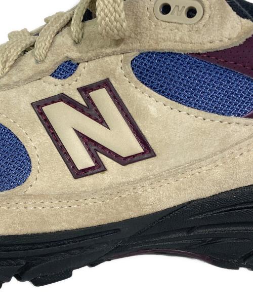 NEW BALANCE（ニューバランス）NEW BALANCE (ニューバランス) Aime Leon Dore (エメレオンドレ) 993ローカットスニーカー ベージュ サイズ:27.5の古着・服飾アイテム