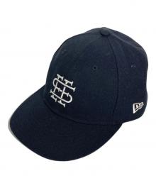 New Era×SEESEE（ニューエラ×シーシー）の古着「ベースボールキャップ」｜ネイビー