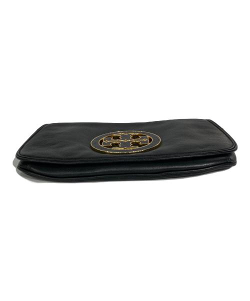TORY BURCH（トリーバーチ）TORY BURCH (トリーバーチ) チェーンショルダーバッグ ブラック×ゴールドの古着・服飾アイテム
