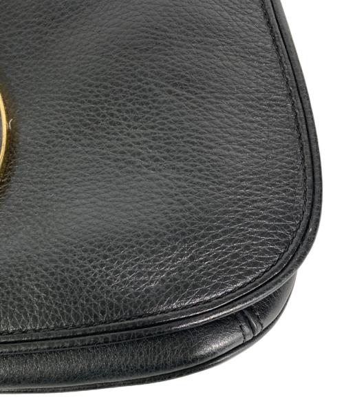 TORY BURCH（トリーバーチ）TORY BURCH (トリーバーチ) チェーンショルダーバッグ ブラック×ゴールドの古着・服飾アイテム