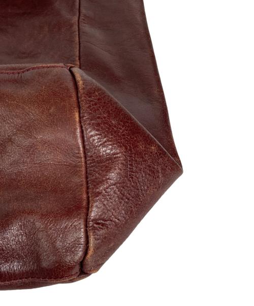 TUSTING（タスティング）TUSTING (タスティング) SHIPS (シップス) 別注レザートートバッグ レッドの古着・服飾アイテム