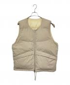 Saturdays NYCサタデーズ ニューヨークシティ）の古着「Chester Reversible Puffer Vest」｜ベージュ