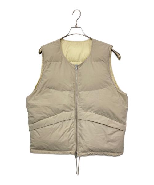 Saturdays NYC（サタデーズ ニューヨークシティ）Saturdays NYC (サタデーズ ニューヨークシティ) Chester Reversible Puffer Vest ベージュ サイズ:Mの古着・服飾アイテム