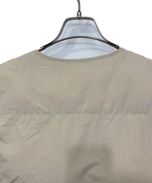 Saturdays NYC（サタデーズ ニューヨークシティ）Saturdays NYC (サタデーズ ニューヨークシティ) Chester Reversible Puffer Vest ベージュ サイズ:Mの古着・服飾アイテム