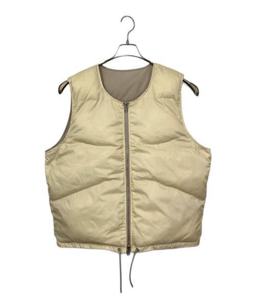 Saturdays NYC（サタデーズ ニューヨークシティ）Saturdays NYC (サタデーズ ニューヨークシティ) Chester Reversible Puffer Vest ベージュ サイズ:Mの古着・服飾アイテム