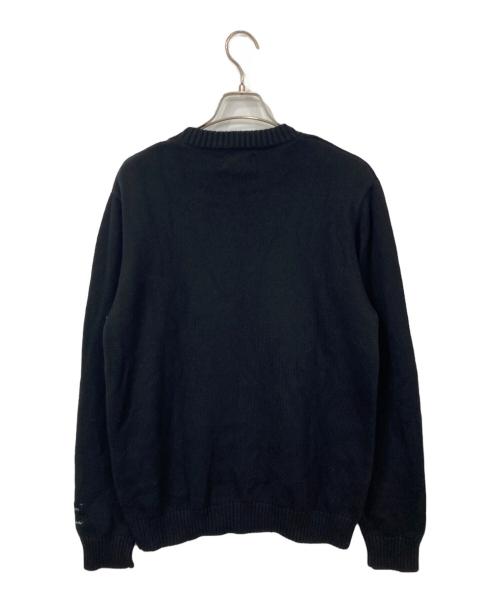 Saturdays NYC（サタデーズ ニューヨークシティ）Saturdays NYC (サタデーズ ニューヨークシティ) Greg Cashmere Slash Sweater ブラック サイズ:Mの古着・服飾アイテム