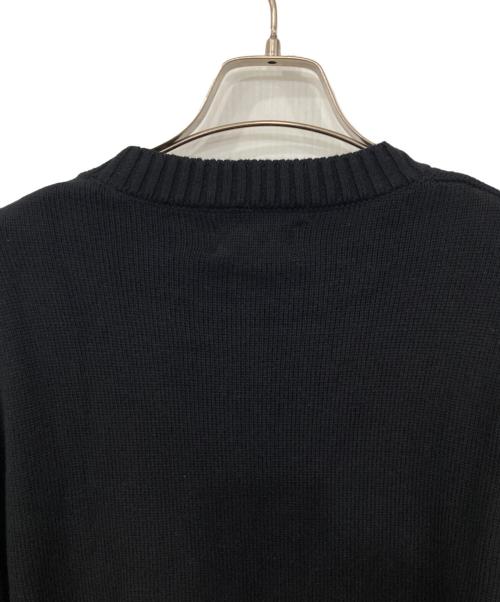 Saturdays NYC（サタデーズ ニューヨークシティ）Saturdays NYC (サタデーズ ニューヨークシティ) Greg Cashmere Slash Sweater ブラック サイズ:Mの古着・服飾アイテム