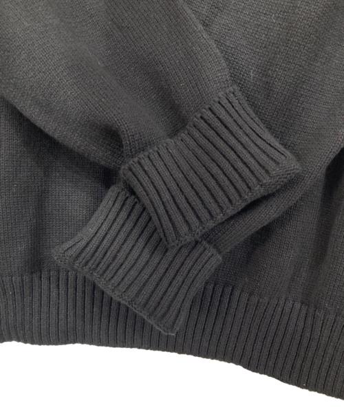 Saturdays NYC（サタデーズ ニューヨークシティ）Saturdays NYC (サタデーズ ニューヨークシティ) Greg Cashmere Slash Sweater ブラック サイズ:Mの古着・服飾アイテム