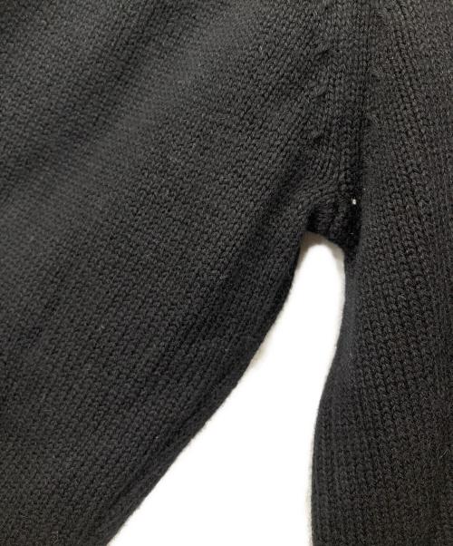 Saturdays NYC（サタデーズ ニューヨークシティ）Saturdays NYC (サタデーズ ニューヨークシティ) Greg Cashmere Slash Sweater ブラック サイズ:Mの古着・服飾アイテム