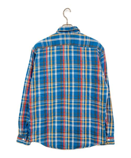 big mac（ビッグマック）BIG MAC (ビッグマック) ヘビーネルシャツ ブルー サイズ:Mの古着・服飾アイテム