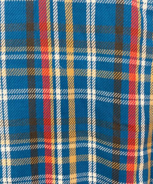 big mac（ビッグマック）BIG MAC (ビッグマック) ヘビーネルシャツ ブルー サイズ:Mの古着・服飾アイテム