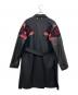 DIESEL (ディーゼル) 袖レザーチェスターコート ブラック サイズ:S：7000円