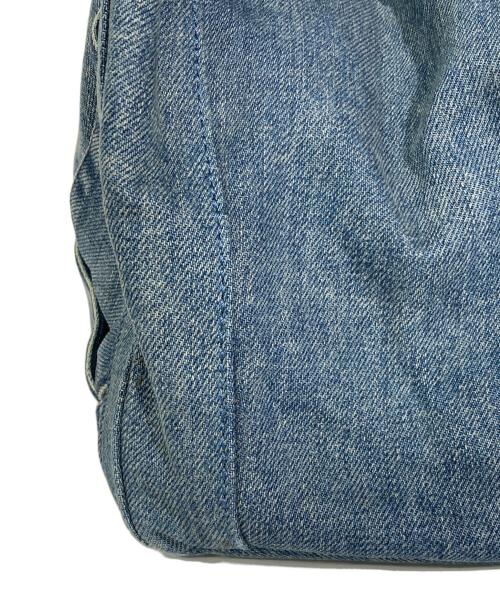 DIESEL（ディーゼル）DIESEL (ディーゼル) 編み込みデニムトートバッグ インディゴ×ブラックの古着・服飾アイテム