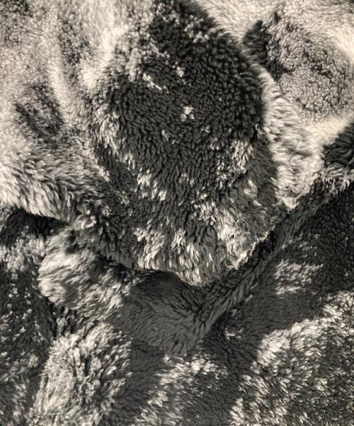 BLACK MOUNTAIN（ブラックマウンテン）BLACK MOUNTAIN (ブラックマウンテン) ウルフフリースジャケット ブラック×ホワイト サイズ:Mの古着・服飾アイテム