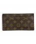 LOUIS VUITTON (ルイ ヴィトン) 2つ折り財布 ブラウン：11000円