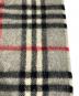 中古・古着 Burberry's (バーバリーズ) カシミヤマフラー ベージュ×レッド：6000円