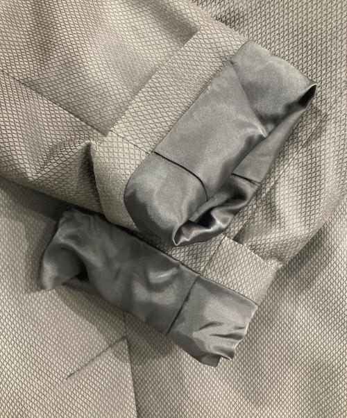Calvin Klein platinum（カルバンクラインプラチナム）Calvin Klein platinum (カルバンクラインプラチナム) スタンドカラーコート グレー サイズ:36の古着・服飾アイテム
