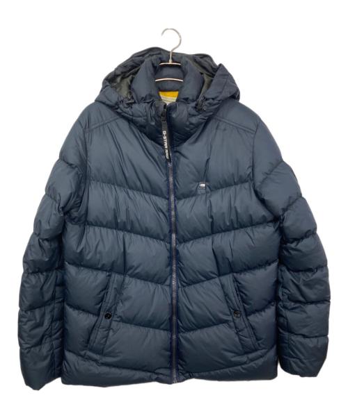 G-STAR RAW（ジースターロゥ）G-STAR RAW (ジースターロゥ) ダウンジャケット ネイビー サイズ:Lの古着・服飾アイテム