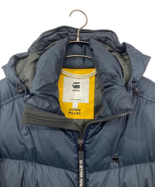 G-STAR RAW（ジースターロゥ）G-STAR RAW (ジースターロゥ) ダウンジャケット ネイビー サイズ:Lの古着・服飾アイテム