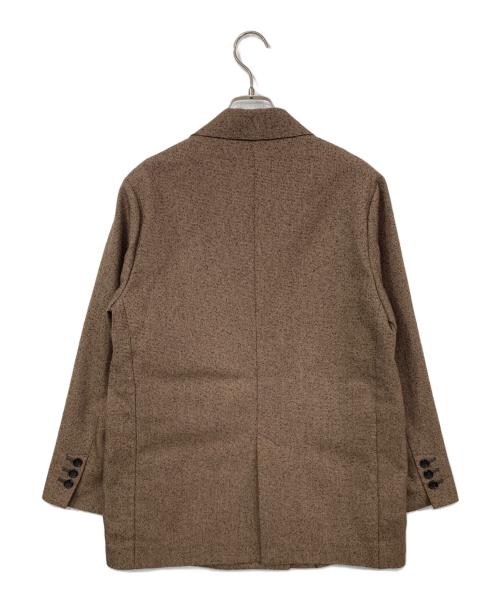 Spick and Span（スピック＆スパン）Spick and Span (スピック＆スパン) リングツイードダブルブレストジャケット ブラウン サイズ:表記無しの古着・服飾アイテム