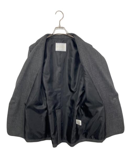 RIVE DROITE（リヴドロワ）RIVE DROITE (リヴドロワ) シャークスキンピークドラペルジャケット グレー サイズ:Fの古着・服飾アイテム