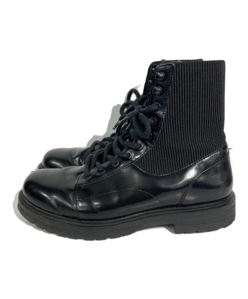 DIESEL（ディーゼル）DIESEL (ディーゼル) 編上げブーツ ブラック サイズ:26.5の古着・服飾アイテム