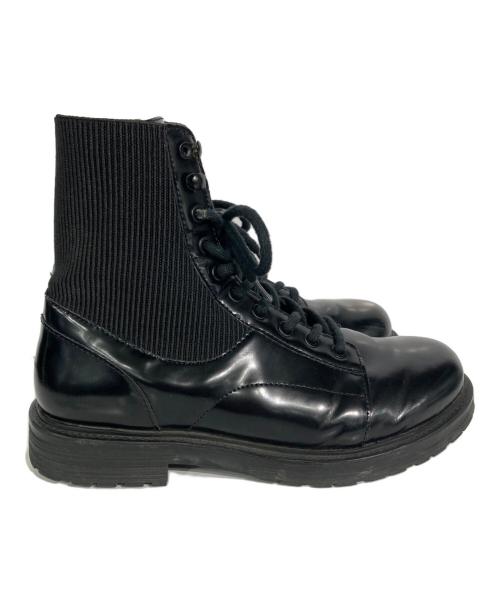 DIESEL（ディーゼル）DIESEL (ディーゼル) 編上げブーツ ブラック サイズ:26.5の古着・服飾アイテム