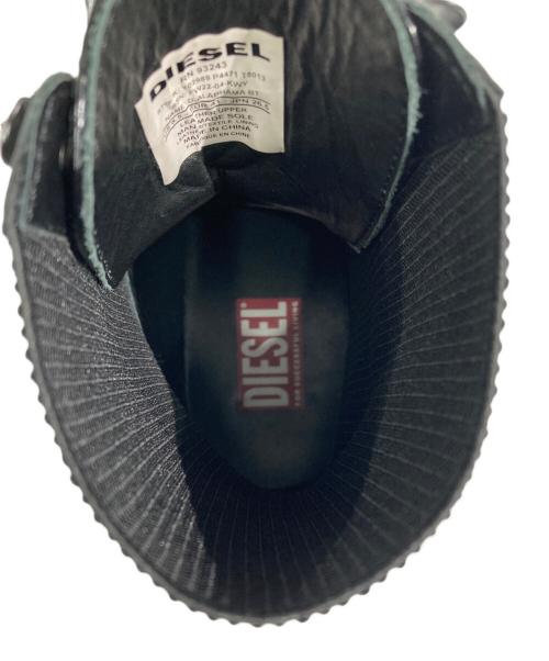 DIESEL（ディーゼル）DIESEL (ディーゼル) 編上げブーツ ブラック サイズ:26.5の古着・服飾アイテム